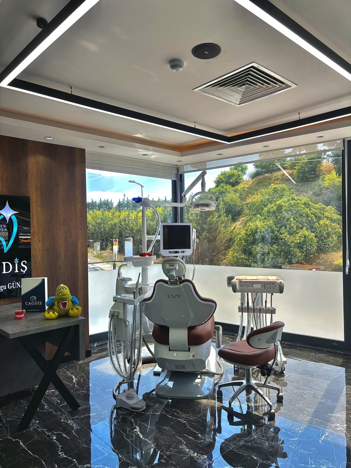 Dental treatment room at Çağdiş Dental in Istanbul